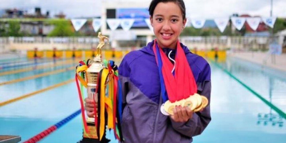 Šī 13 gadu vecā meitene būs Rio olimpisko spēļu jaunākā dalībniece