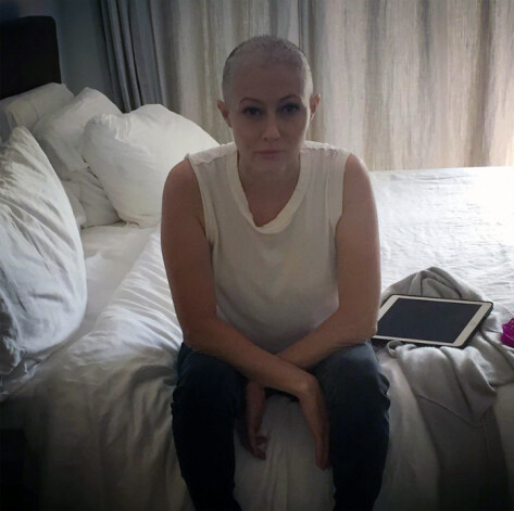 Шеннен Доэрти лишилась волос, но еще не потеряла надежду на выздоровление