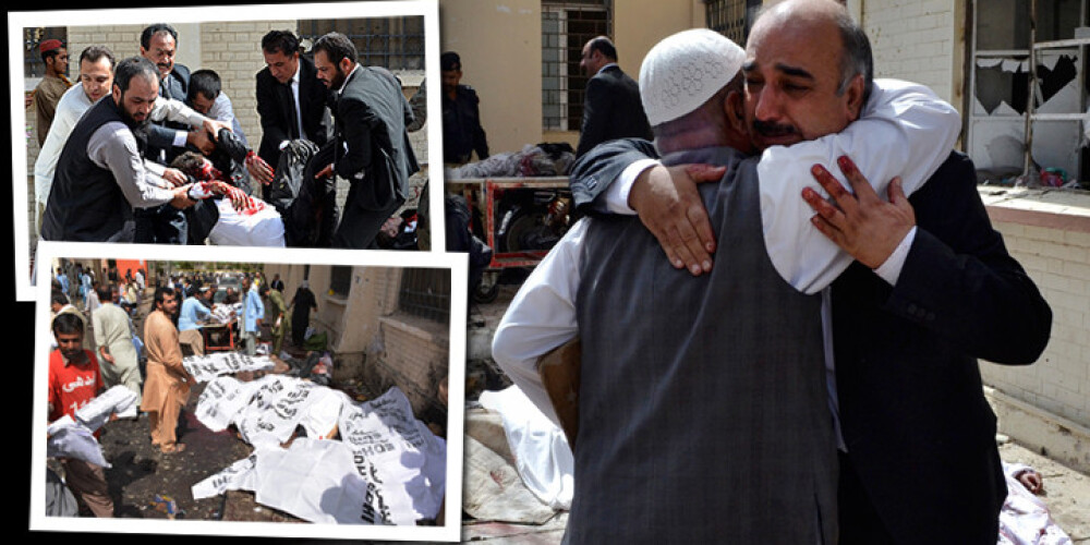 Pakistānā pašnāvnieks uzspridzinās advokātu piemiņas pasākumā; 70 mirušie