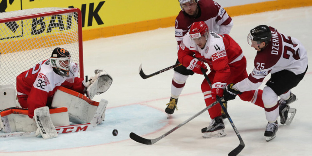 Hokeja izlase nākamā gada pasaules čempionātu sāks ar maču pret Dāniju