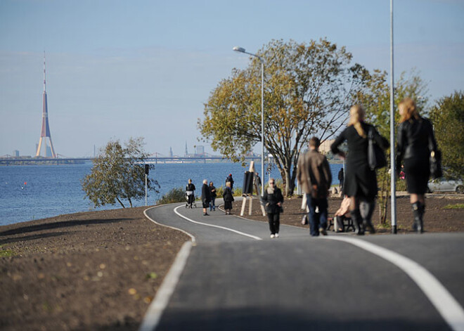 Iedēstīti Rīgai dāvinātie valriekstu koki