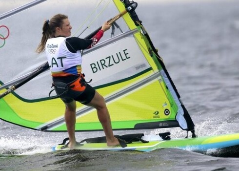 Ketija ir ne tikai jaunākā Latvijas delegācijas sportiste, bet arī jaunākā burātāja RS:X klasē.