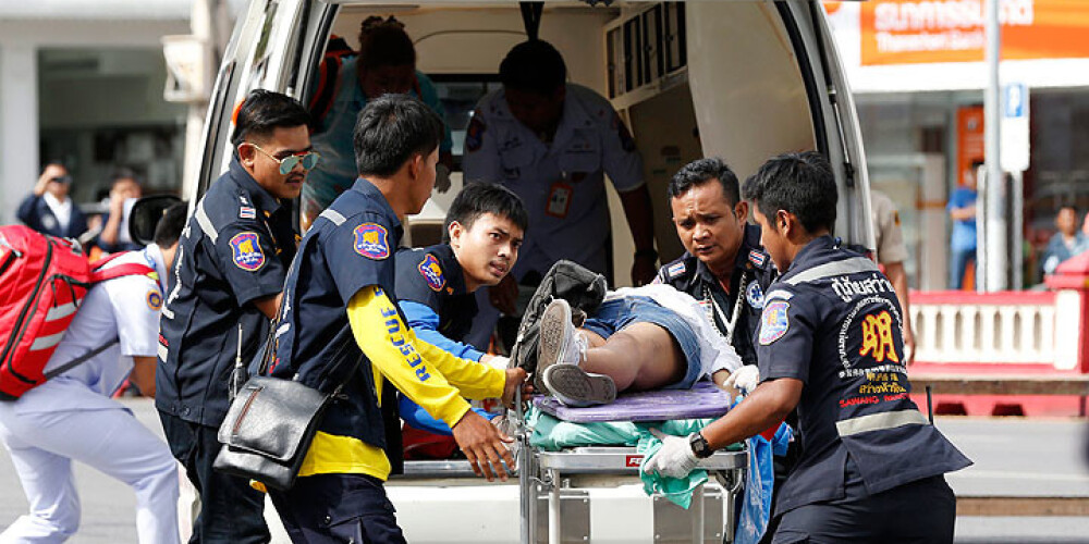 Taizemes policija: Sprādzienu virkne ir "vietējā sabotāža", nevis terorisms. FOTO
