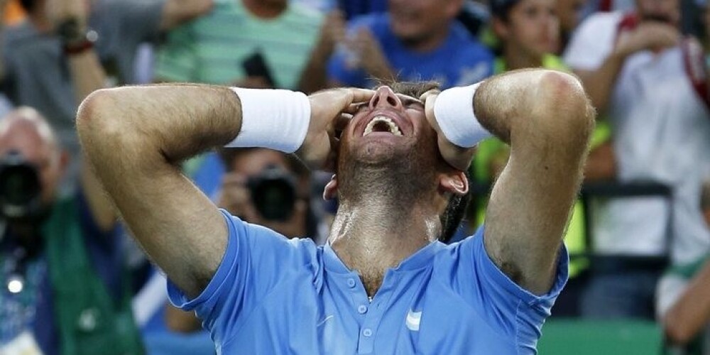 Del Potro pieveic Nadalu un iekļūst olimpiskā tenisa turnīra finālā