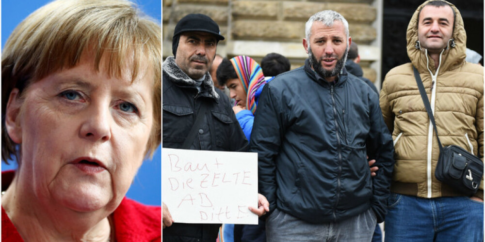 Merkele ar uzņēmumu vadītājiem spriedīs, kā bēgļus integrēt Vācijā
