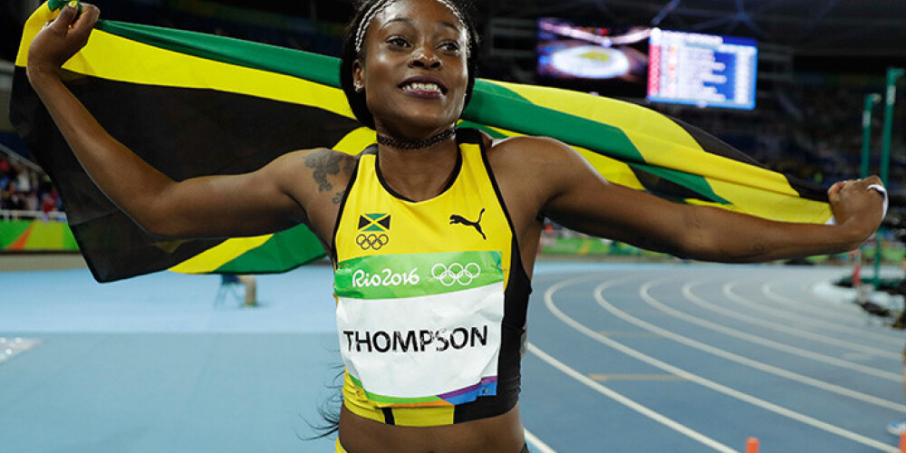 Rio par planētas ātrāko sprinteri kļūst jamaikiete Tompsone