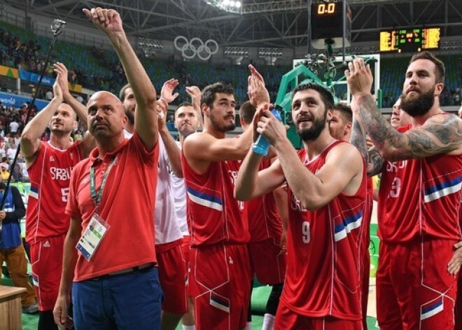 Serbijas basketbolisti uzvar Horvātiju un iesoļo Rio pusfinālā