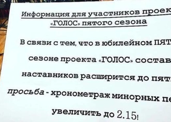 Правда или шутка? Новый состав жюри «Голоса» шокировал народ