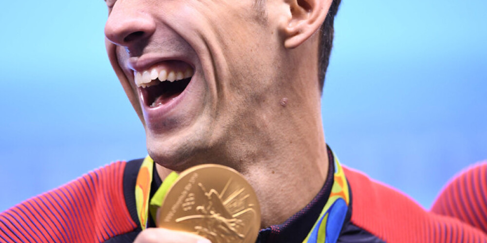 Felpss ar 5 zelta medaļām kļuvis par titulētāko sportistu Rio