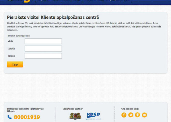 "Rīgas satiksme" atgādina, ka vizītei klientu apkalpošanas centros var pieteikties arī elektroniski