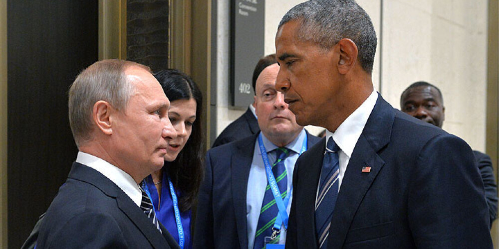 Dienas FOTO: Obamas un Putina skatiens runā bez vārdiem