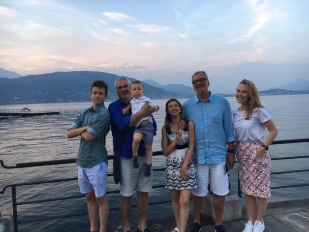 Константин Меладзе-младший, Валерий Меладзе с Лукой, Лия Меладзе, Константин Меладзе и Альбина Джанабаева