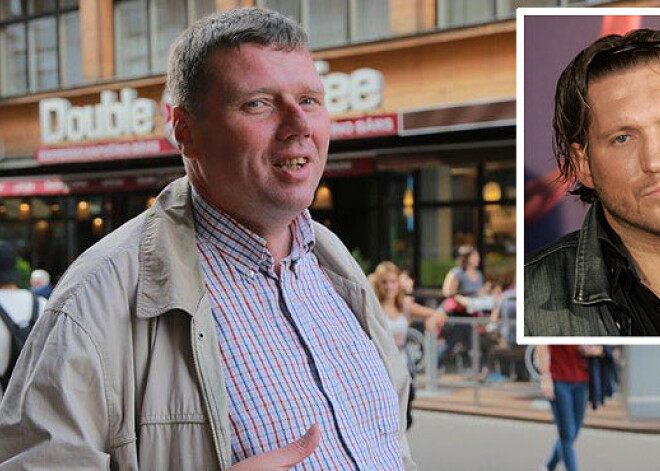 Režisors Regnārs Vaivars alkohola reibumā ar cirvi draud Vecrīgas ielu muzikantam