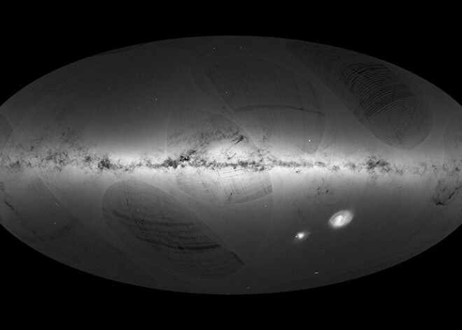 Radīta līdz šim lielākā un precīzākā debesu karte; Piena Ceļā kartografēti 1,15 miljardi zvaigžņu