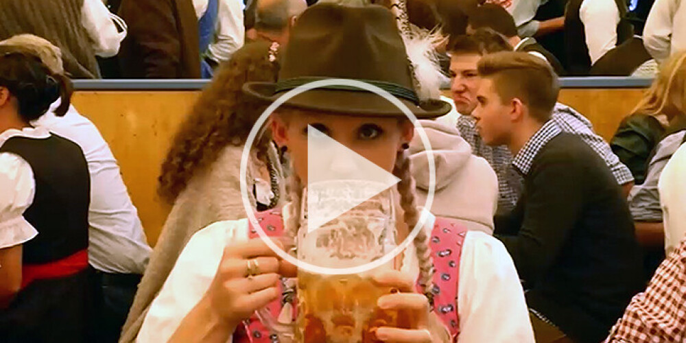 VIDEO: alus svētkos "Oktoberfest" aizliegts ieiet ar mugursomām