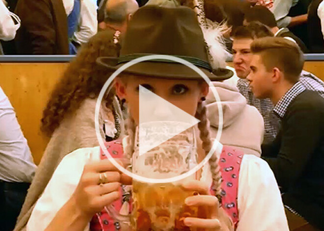 VIDEO: alus svētkos "Oktoberfest" aizliegts ieiet ar mugursomām