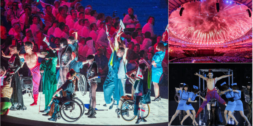 Rio paralimpiskajās spēlēs visvairāk medaļu ķīniešiem. Noslēguma ceremonijas FOTO