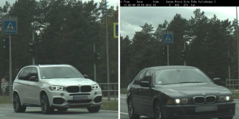 Kur tā steidzaties? Fotoradars ar sekunžu intervālu noķer neprātīgi joņojošus BMW. FOTO