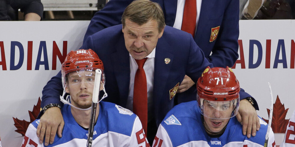 Varena otrā trešdaļa palīdz Krievijas hokeja izlasei uzveikt jaunos ziemeļamerikāņus