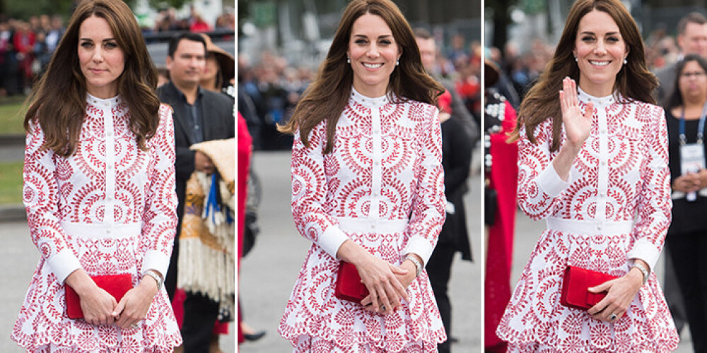 Герцогиня Кэтрин в платье за 4600 евро очаровала канадцев