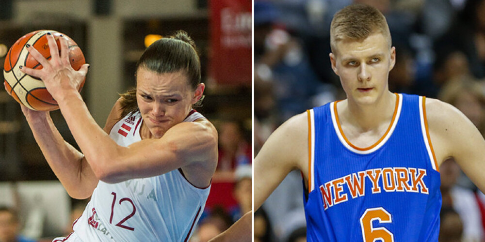 Porziņģis un Šteinberga līdzjutēju balsojumā atzīti par Latvijas šī gada labākajiem basketbolistiem