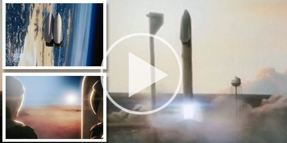 VIDEO: "SpaceX" vadītājs Īlons Masks plāno izveidot cilvēku koloniju uz Marsa