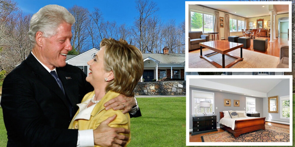Klintonu pāris nopērk jaunu māju turpat kaimiņos esošajai. FOTO