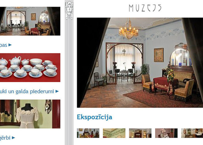 Atklās muzeja "Rīgas Jūgendstila centrs" virtuālo ekspozīciju