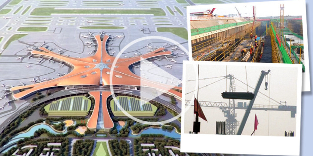 Pekinā plāno atvērt lielāko lidostu pasaulē. VIDEO