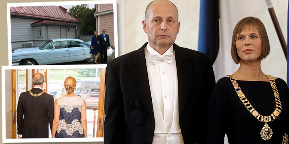 Saimnieku maiņa Igaunijas prezidenta pilī bija gana krāšņa – vecais prezidents izrādīja glaunu kadiljaku, bet jaunā prezidente – savu vīru.