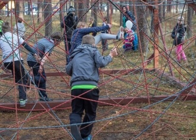 Mežaparks aicina uz taku un šķēršļu skrējienu "Lāčplēšu kross"