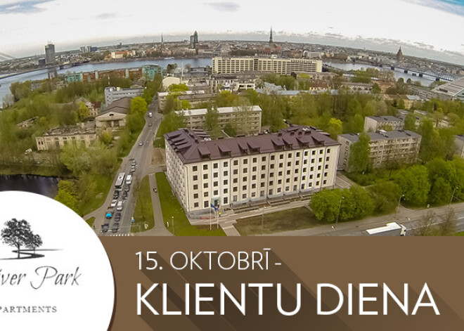 15. oktobrī notiks RiverPark Klientu diena. Atlaides dzīvokļiem – 5000 EUR