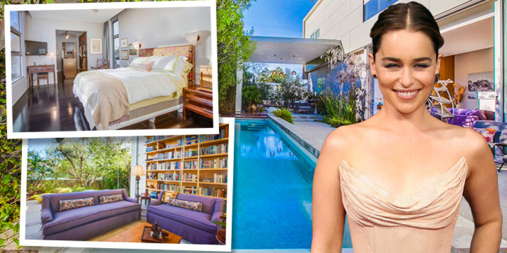 Angļu aktrise Emīlija Klārka iegādājusies māju Kalifornijā, lai turpinātu veidot veiksmīgi iesākto karjeru arī okeāna viņā krastā.