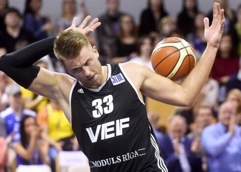 Viens no "VEF Rīgas" šīs sezonas līderiem Mārtiņš Meiers.