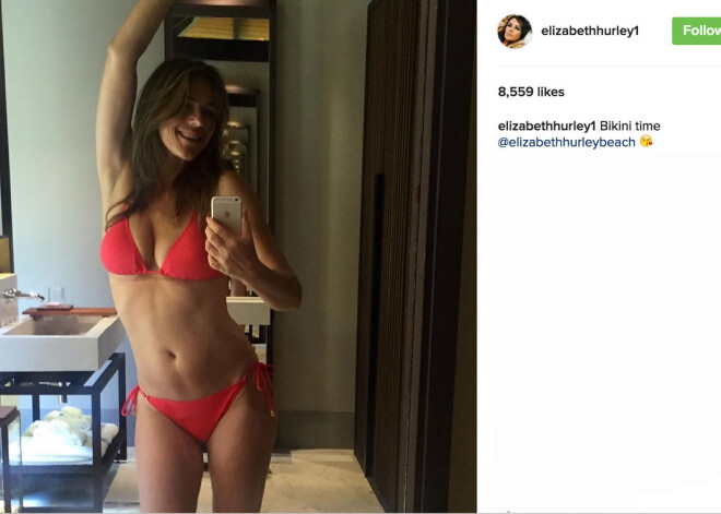 Tā kā Elizabetei Hērlijai arī 51 gada vecumā figūra ir kā divedesmitgadniecei, aktrise un bijusī modele arī pati reklamē savas bikini kolekcijas darinājumus.