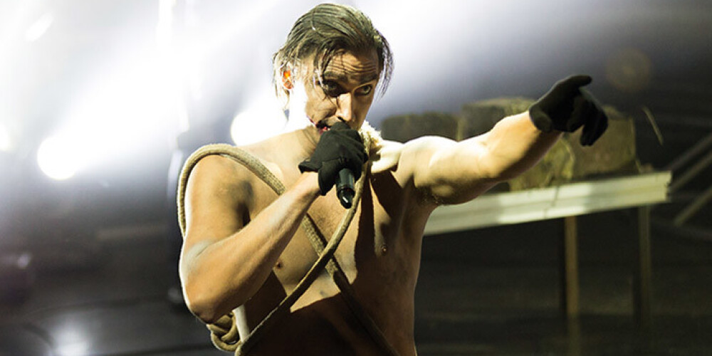 Emīls Kivlenieks, atdarinot „Rammstein” solistu Tilu Lindemanu, bija fantastisks.