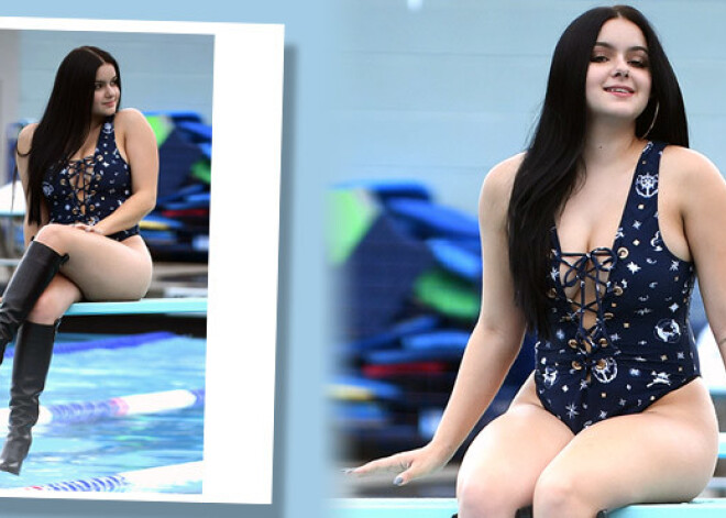 Meitene, kas kaunējās no savām krūtīm, tagad reklamē peldkostīmus. FOTO