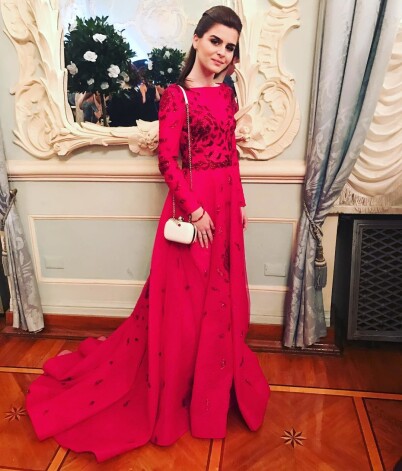 Мелания Кондрахина на балу Tatler