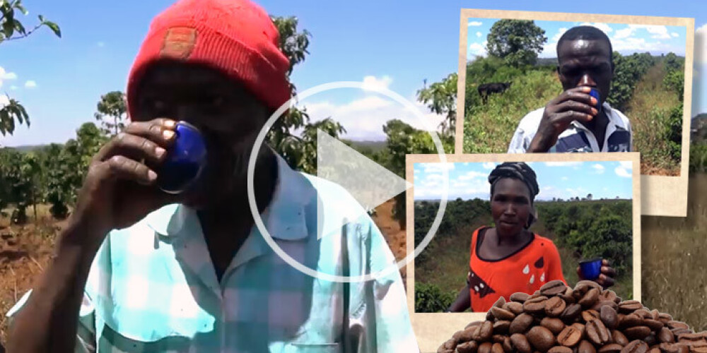Kenijas kafijas pupiņu audzētāji pirmoreiz mūžā pagaršo kafiju. Lūk, kā viņi reaģē! VIDEO