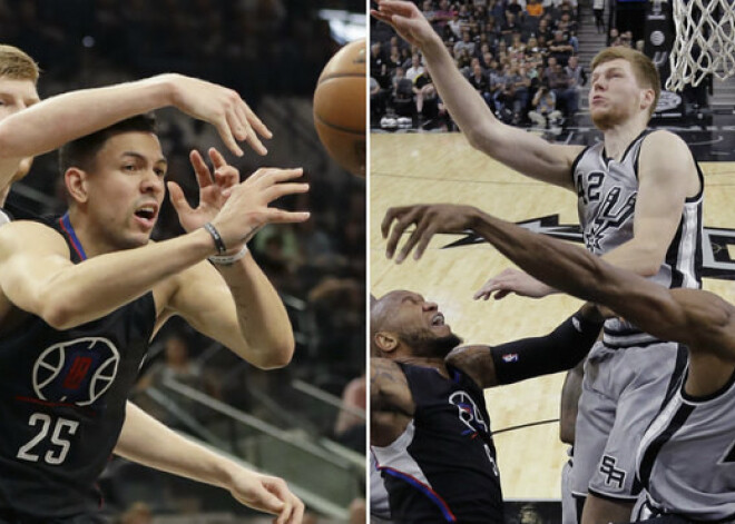 Dāvis Bertāns diemžēl atkal bez punktiem, viņa "Spurs" zaudē "Clippers"