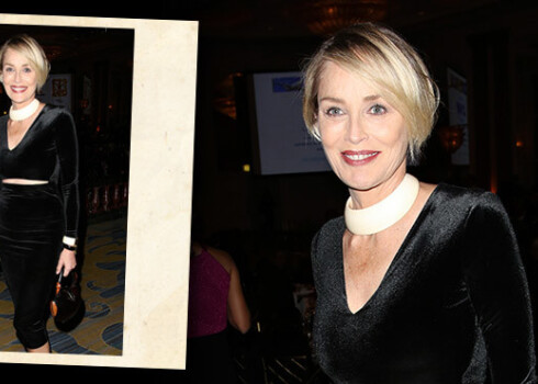 Шэрон Стоун выбирает смелые наряды!