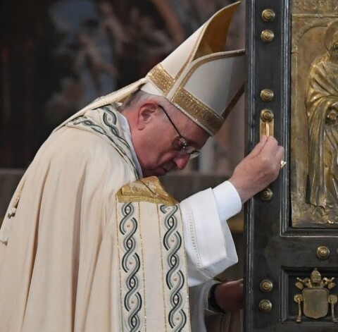 Romas katoļu baznīcas galva pāvests Francisks.