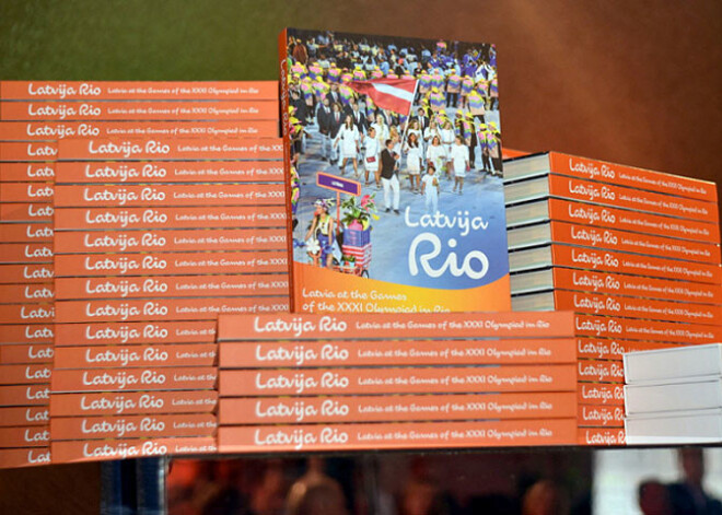 Latvijas Olimpiskā komanda “Rio 2016” prezentējusi grāmatu “Latvija Rio”