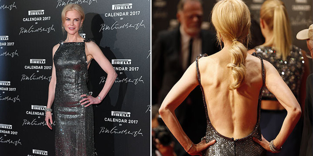 Николь Кидман нынче подчеркивает не грудь, а другие части своего тела