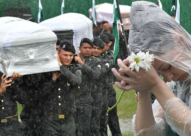 Uzvara pēc nāves. Brazīlija atvadās no saviem varoņiem - "Chapecoense" futbolistiem. FOTO. VIDEO