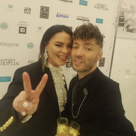 Лейсана со своим другом