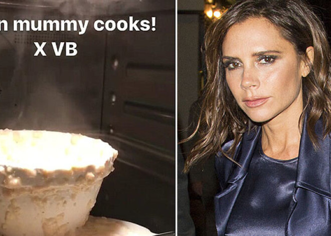 Горе-кулинар: Виктория Бэкхем взорвала кашу в микроволновке