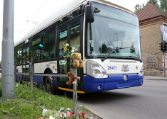 Trolejbusa vadītāja, tuvojoties regulējamajai gājēju pārejai, nepievērsa pietiekamu uzmanību apkārtnei, brauca ar ātrumu, kas negarantēja kustības drošību konkrētajā situācijā, savlaicīgi neieraudzīja, ka luksoforā deg sarkanais signāls, un neapturēja trolejbusu pirms luksofora.