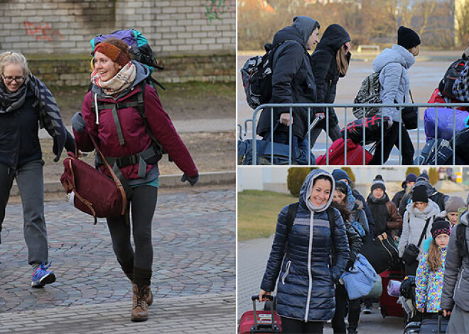 Nesot naktsmājas uz muguras, Rīgu pārpludina tūkstošiem jauniešu, kuri šeit sagaidīs Jauno gadu. FOTO