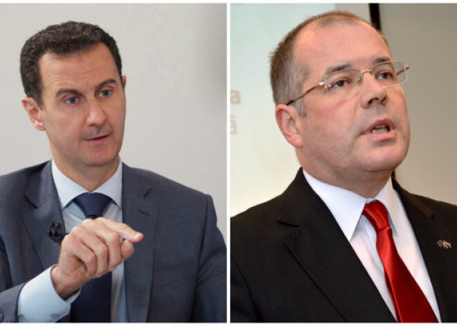 Mamikins Asadam uzdāvinājis monētu ar Rīgas pils attēlojumu. Rinkēvičs nosoda šo tikšanos. VIDEO